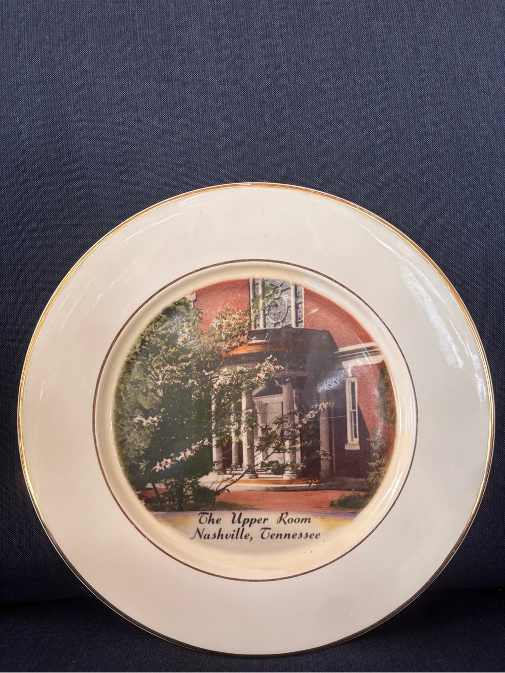 The Upper Room Nashville, TN Vintage Commemorative Plate
